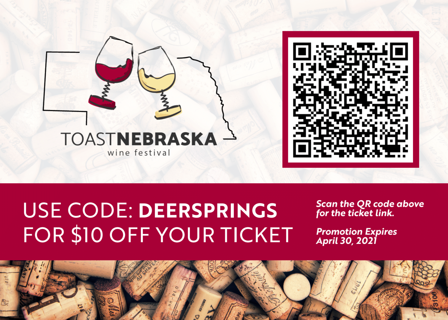 Toast Nebraska Wine Festival/Stinson Park Omaha! Deer Springs Winery